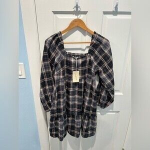 Women's size Small Balloon Long Sleeve Shift Dress - Universal Thread